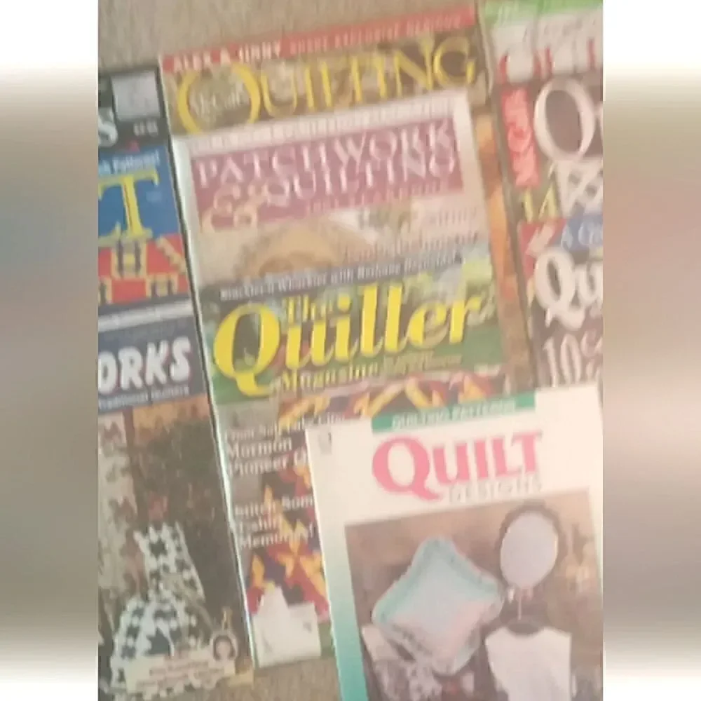Quilting Magazines (Patchwork And Traditional) 10 Total. Hobby And Collectible